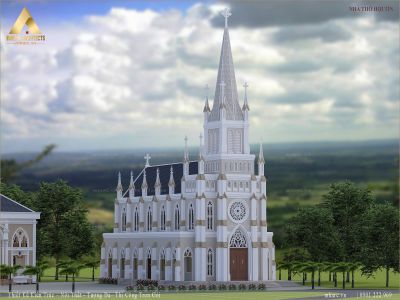 Nhà thờ Hội Tín Tuyệt Đẹp giữa đồng lúa Quy Nhơn
