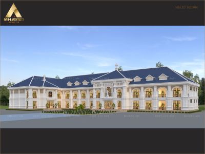 Dự Án Nhà Xứ Đẹp Bề Thế Mặt Tiền 80m MH19486 - Kiến Trúc MH