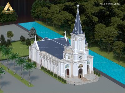 Tái Thiết Không Gian Thánh Thiêng: Bản Thiết Kế Trùng Tu Nhà Thờ U Minh (MH19490)